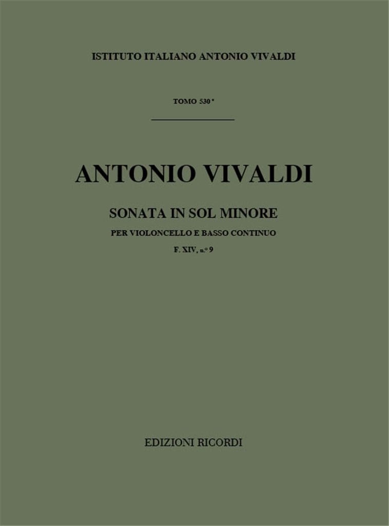 Sonate Per Vc. E B.C.: In Sol Min. Rv 42